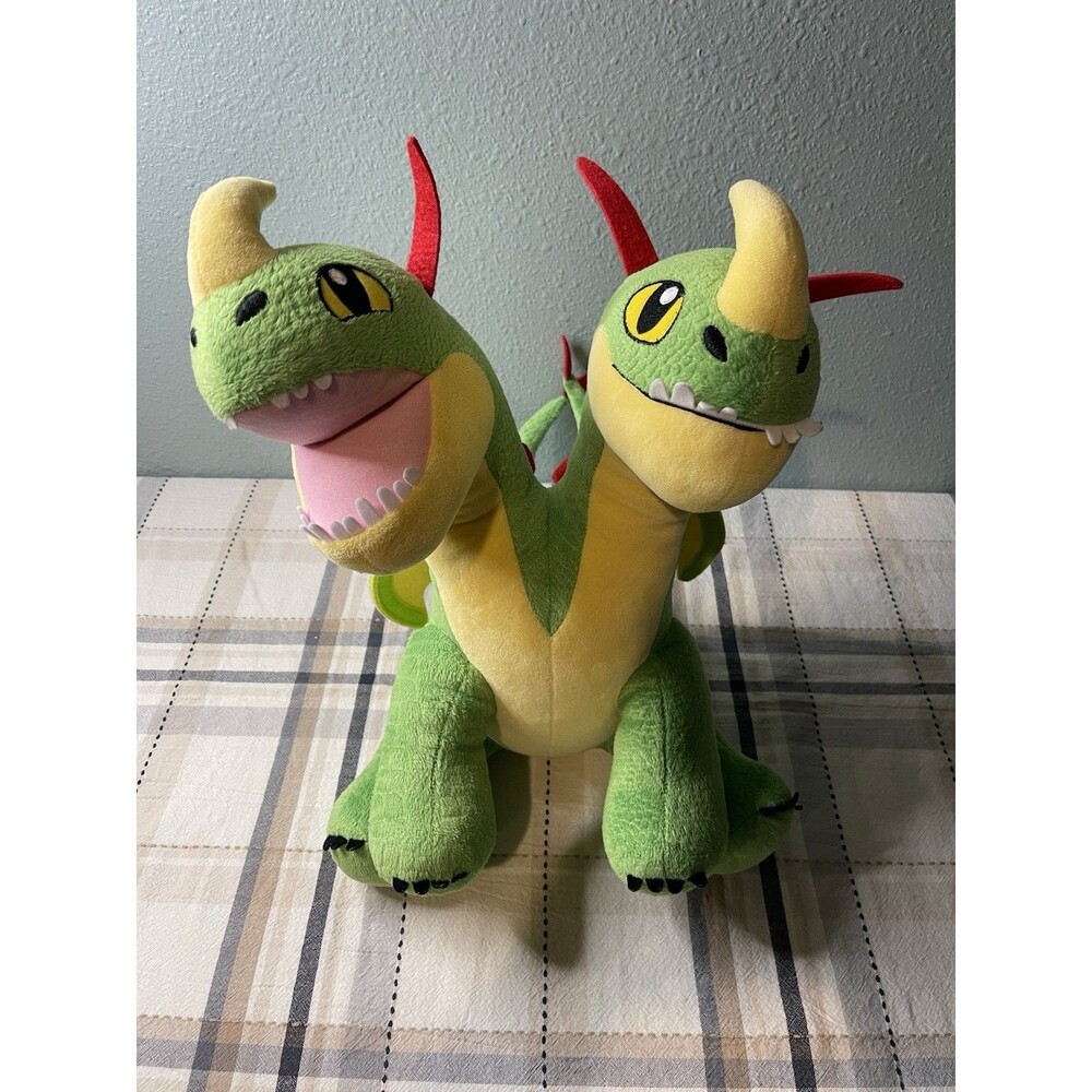Build-a-Bear How To Train Your Dragon Barf & Belch 2 Headed Dragon Plush